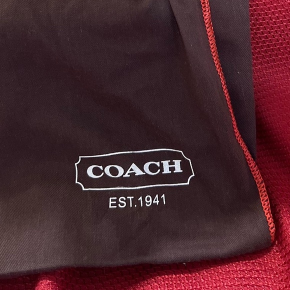 Coach Monogram bag leather accents lightly used - Picture 7 of 7